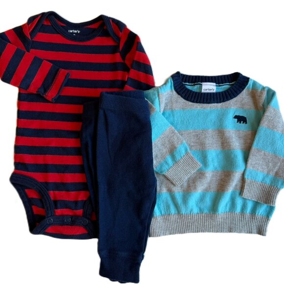 Baby Boy, Winter 3 item Bundle - Picture 1 of 7